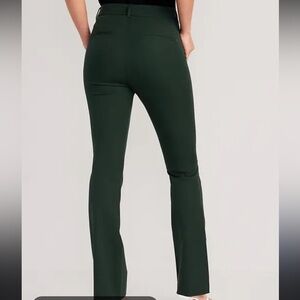 Old Navy Forest Green Pixie High Rise Flared Bootcut Pants, Sz 12